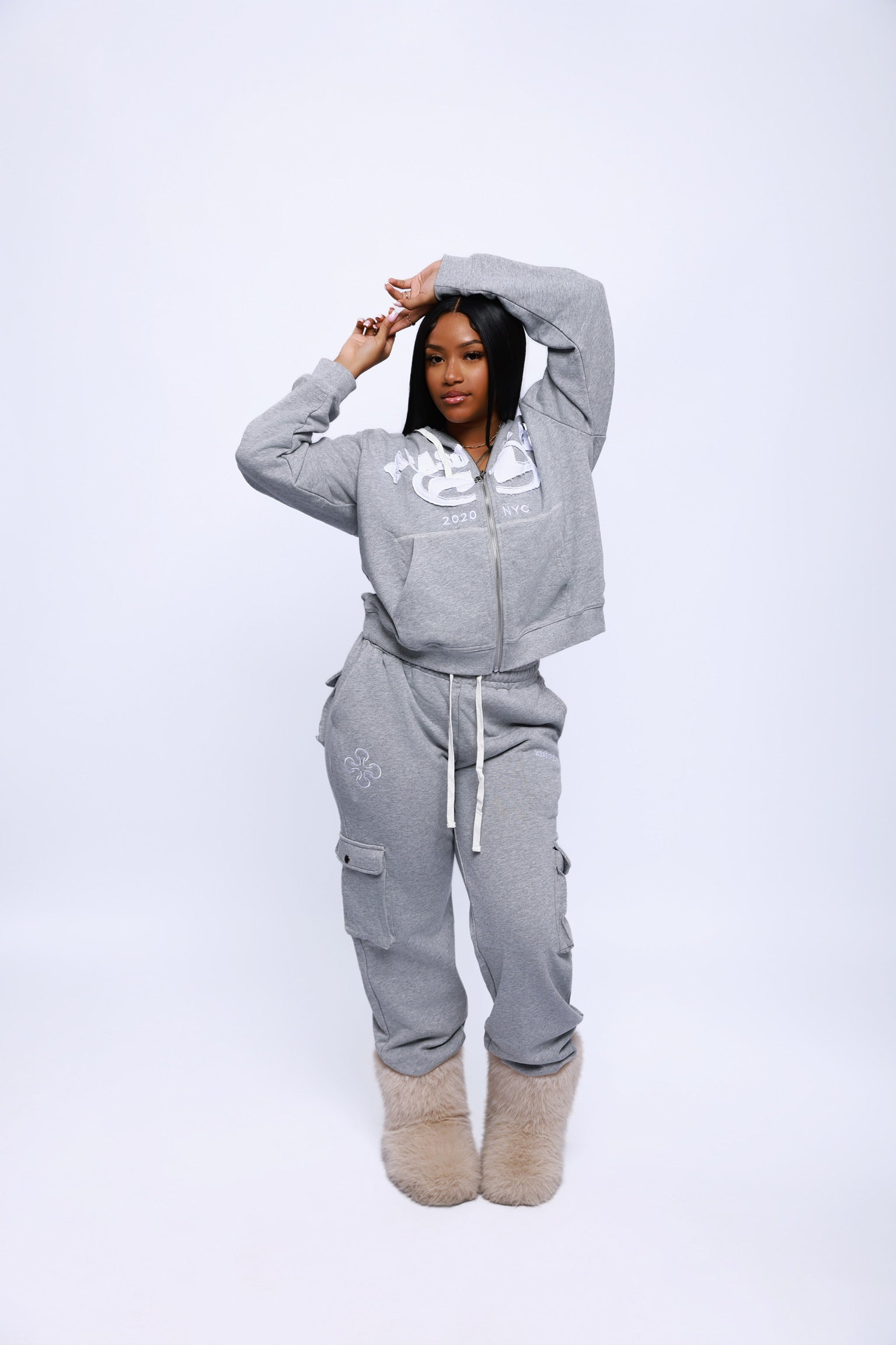 Grey Home Team Hoodie