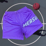Load image into Gallery viewer, Classic Mesh Shorts - Purple/White
