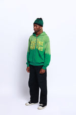 Load image into Gallery viewer, LIVE SLOW, LIVE TO GROW - GREEN HOODIE
