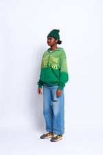 Load image into Gallery viewer, LIVE SLOW, LIVE TO GROW - GREEN HOODIE
