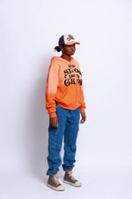 Load image into Gallery viewer, LIVE SLOW, LIVE TO GROW - ORANGE HOODIE
