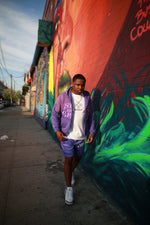 Load image into Gallery viewer, LIVE SLOW, LIVE TO GROW - PURPLE HOODIE
